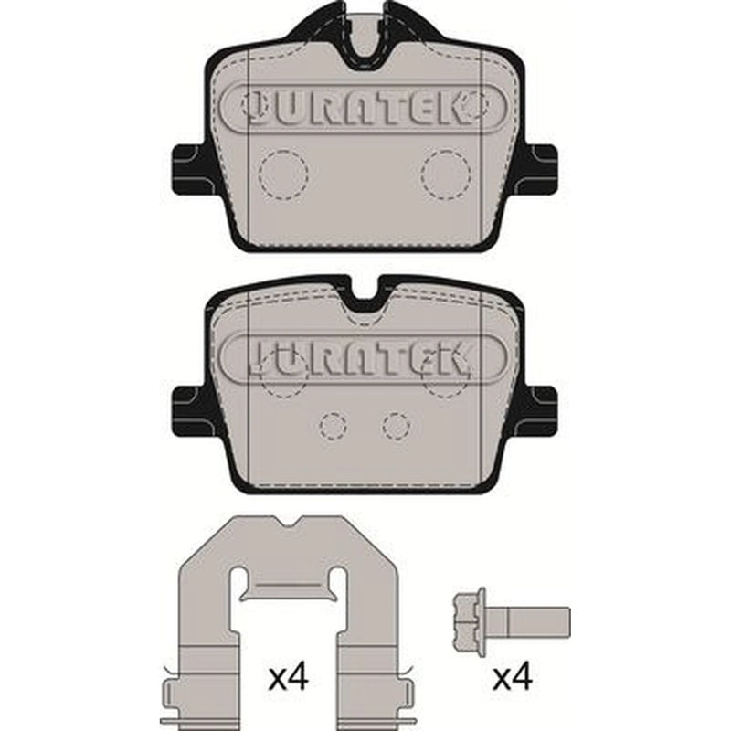 Juratek Rear Brake Pad Set fits BMW 2 2022 on