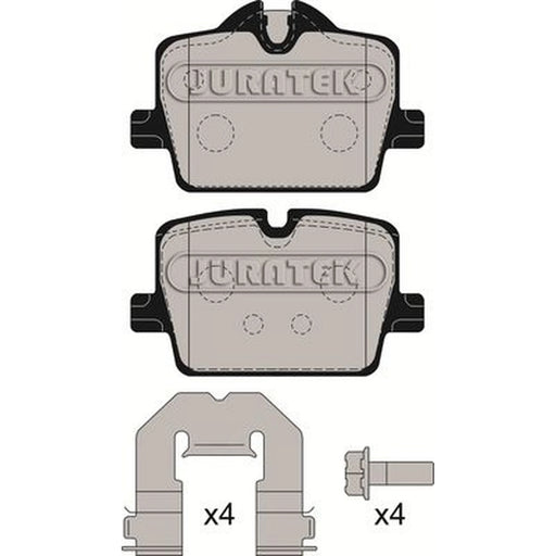Juratek Rear Brake Pad Set fits BMW 2 2022 on