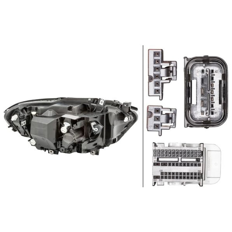 Hella Headlight Headlamp LED Left fits BMW 1 Sports Hatch 2011-2019