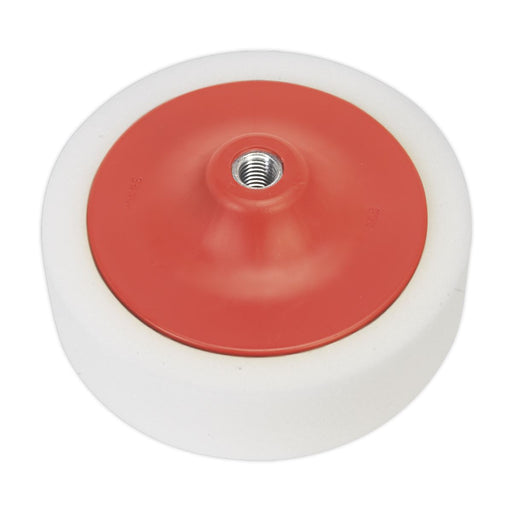 Sealey Buffing & Polishing Foam Head150 x 50mm M14 x 2mm White/Dense Sealey - Dynamic Drive