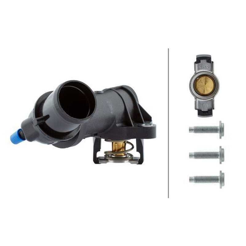 Hella Thermostat Kit (Thermostat + Coolant Temperature fits Opel Zafira Tourer C
