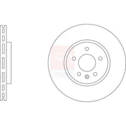 Apec 2 x Vented Front Brake Discs SDK6971-x2