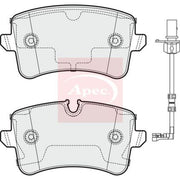 Apec Front & Rear Pads fits Audi A8 D4 2010-2018 2.0 3.0