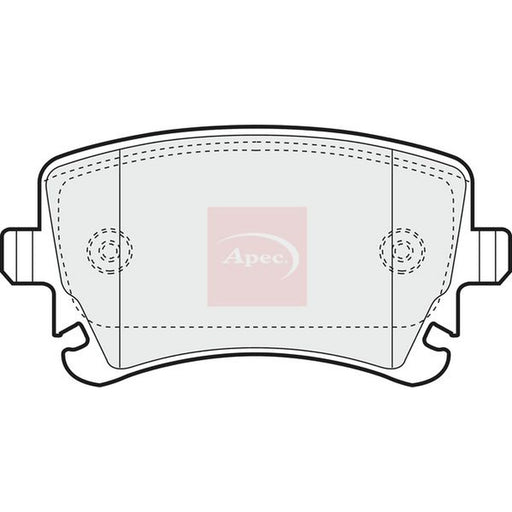 Apec Front & Rear Pads fits Audi A6 C6 2008-2010