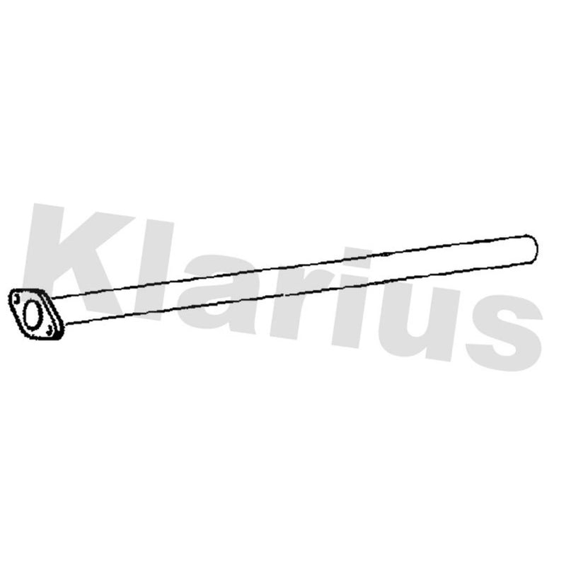 Klarius Exhaust Pipe OD fits Skoda Yeti 2009-2015 1.2