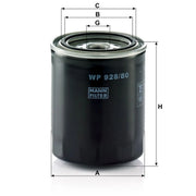 MANN-FILTER Service Kit with Air & Oil Filters fits Toyota Land Cruiser