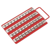 Sealey Socket Rail Tray 1/4", 3/8" & 1/2"Sq Drive AK2712 Sealey - Dynamic Drive