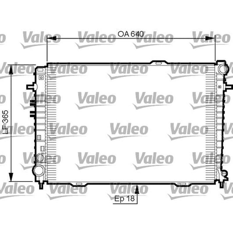 Valeo Engine Radiator 735500