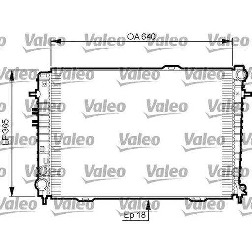 Valeo Engine Radiator 735500