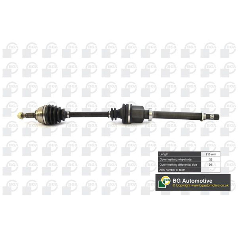 BGA CV Drive Shaft Driveshaft Front Right fits Mercedes-Benz Citan Dualiner