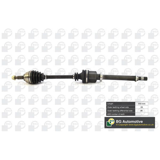 BGA CV Drive Shaft Driveshaft Front Right fits Mercedes-Benz Citan Dualiner