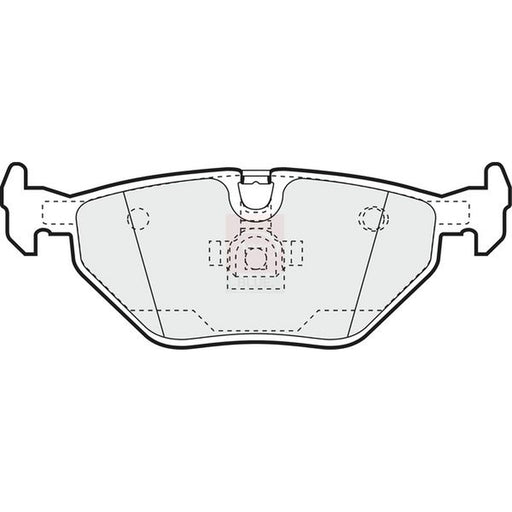 Apec Rear Brake Solid Discs & Pads fits Saab 9-5 1997-2009 1.9 2.0 2.2 2.3 3.0