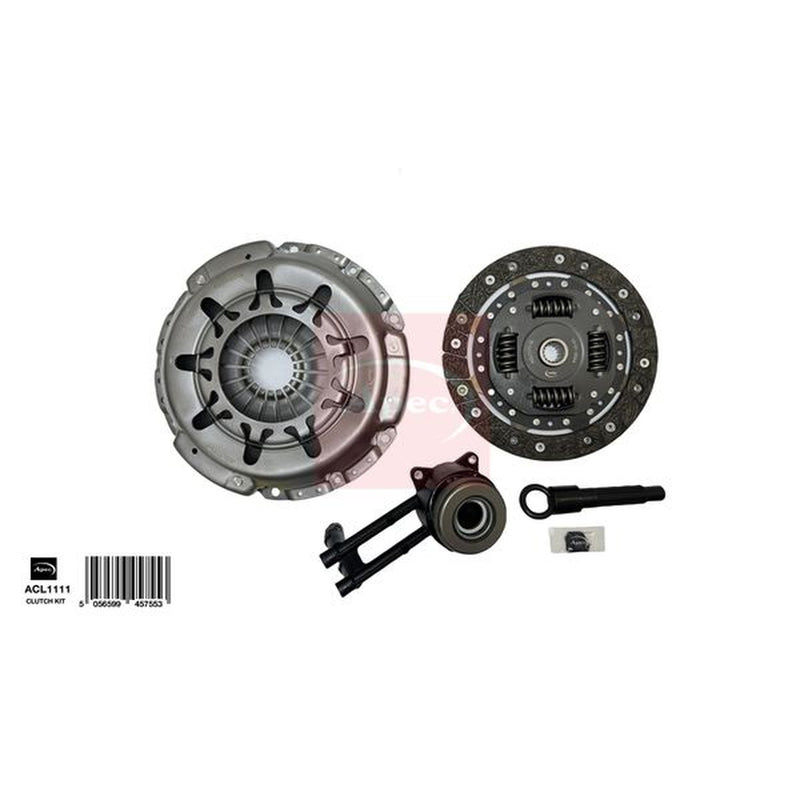 Apec Clutch Kit Set 3pc fits Ford Fiesta V 2001-2010 1.4