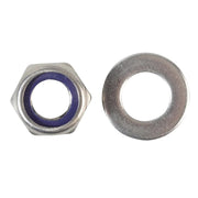 ForgeFix Nyloc Nuts & Washers A2 Stainless Steel M12 ForgePack 6 - FPNYLOC12SS