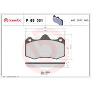 Brembo Front & Rear Pads fits Tvr Tuscan II Roadster 2001-2006 3.6 4.0