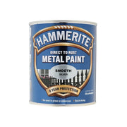 Hammerite Direct To Metal Smooth Silver Paint 250ml