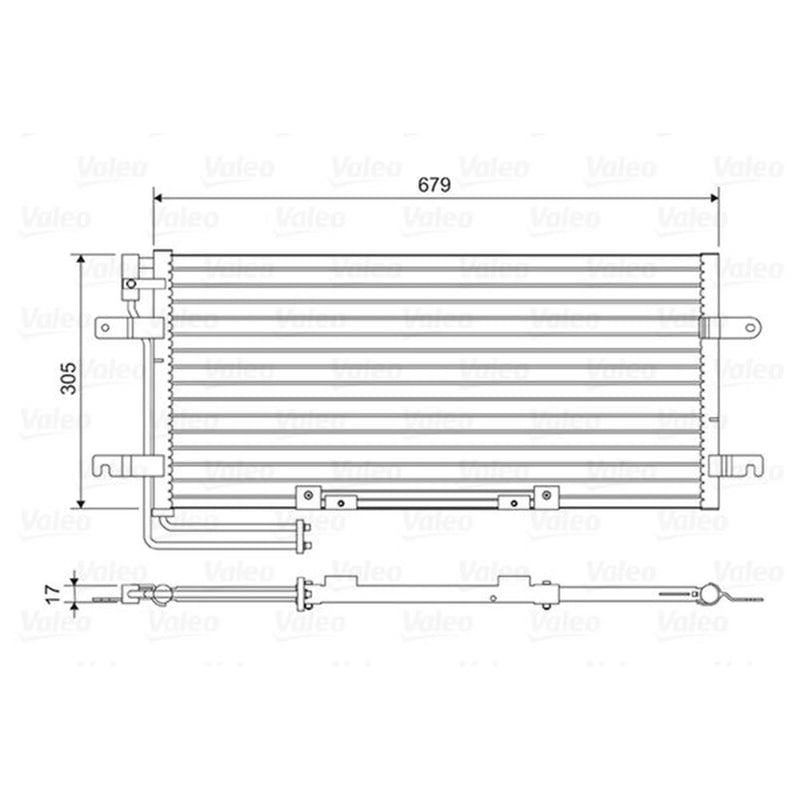 Valeo Air Conditioning Condenser 814079