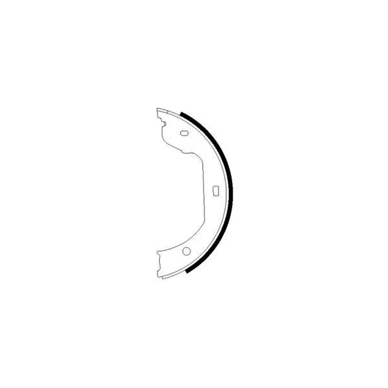 Mintex Parking Brake Shoe Set fits Alpina B7 2009-2012