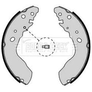 Borg & Beck Brake Shoe Set Axle Kit BBS6338