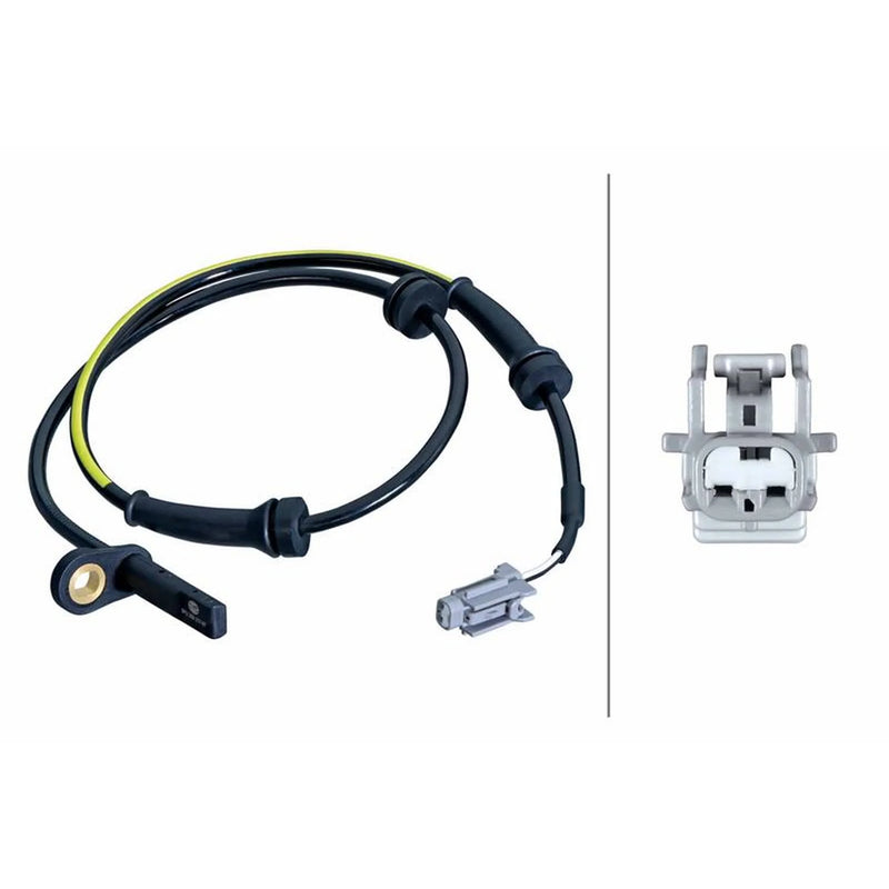 Hella ABS Wheel Speed Sensor Front fits Nissan X-Trail 2011-2014