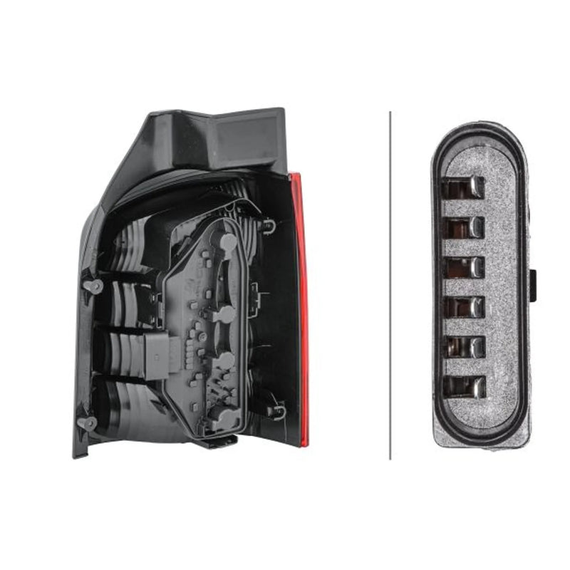 Hella Tail Light / Lamp P21W Left fits VW Transporter 2003-2015 1.9 2.0 2.5 3.2