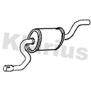 Klarius Box With Centre Pipe Centre fits Ford Fiesta V 2005-2008