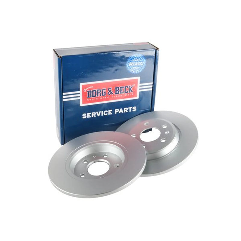 Borg & Beck Front & Rear Brake Discs & Pads fits Audi A6 C7 2010-2018