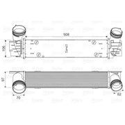 Valeo Intercooler (Charge Air Cooler) 818594