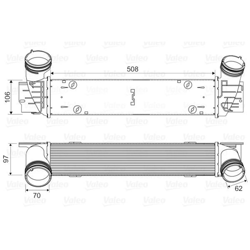 Valeo Intercooler (Charge Air Cooler) 818594