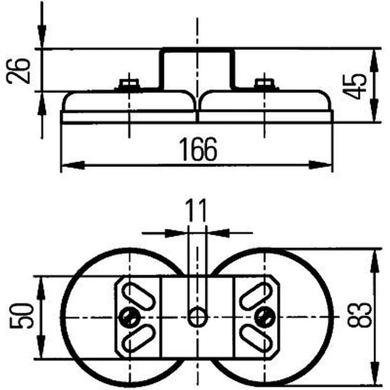 Hella Mounting Holder Bracket