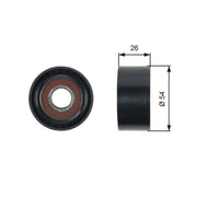 Gates V-Ribbed Belt Deflection/Guide Pulley T36481