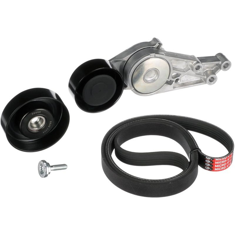 Gates V-Ribbed Belt Set fits Audi A4 B6 2000-2005 1.6 1.8 2.0