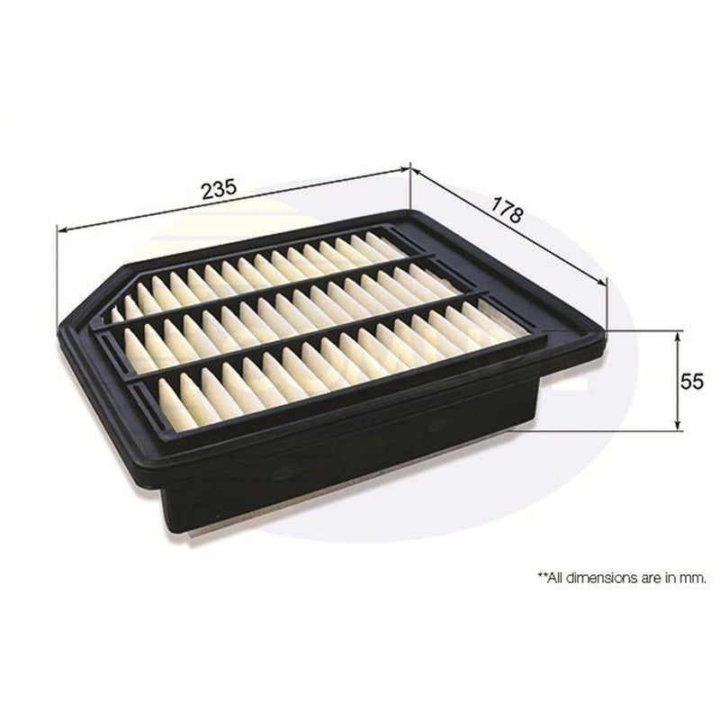 Comline Engine Air Filter fits Suzuki SX4 S-Cross 2013-2022 1.6