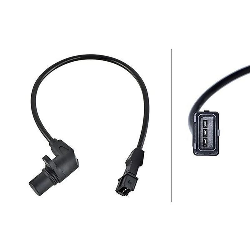 Hella Crankshaft Position Sensor fits Chevrolet Matiz 2005-2013 0.8