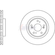 Fahren Front & Rear Brake Discs & Pads fits Honda Cr-V 2001-2007 2.0 2.2