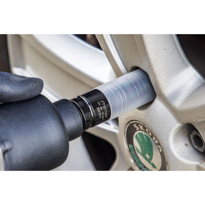 Sealey Alloy Wheel Ultra-Power Impact Socket 19mm 1/2"Sq Drive SX03919 Sealey - Dynamic Drive