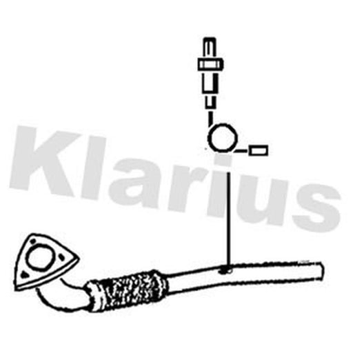 Klarius Front Pipe fits Opel Corsa D 2006-2011 1.7