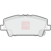 Apec Front Brake Pad Set fits Honda Civic VIII 2005-2012 1.4 1.8 2.2