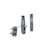 Bosch Brake Shoe Set Axle Kit fits Nissan Micra II 1992-2003 1.0 1.3 1.4