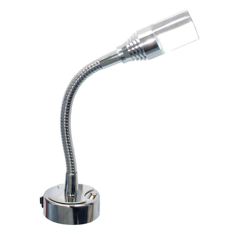 Flexi Spot Light with Acrylic Head (12V / 1W / Warm White / IP20) Aten Lighting - Dynamic Drive