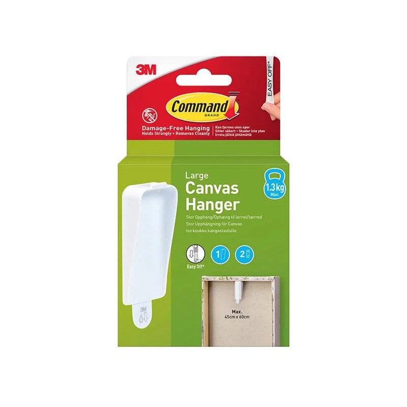 Command™ Canvas Hanger Large 1 Hook 2 String 7100337165 - 7100337165