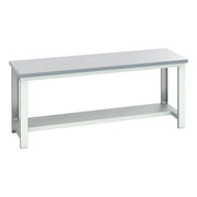 Bott Cubio Bench with Half Shelf, Laminate Clad Top 2000 x 750mm - 41003661.16V