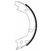Mintex Parking Brake Shoe Set fits Hyundai Matrix 2001-2010 1.5 1.6 1.8