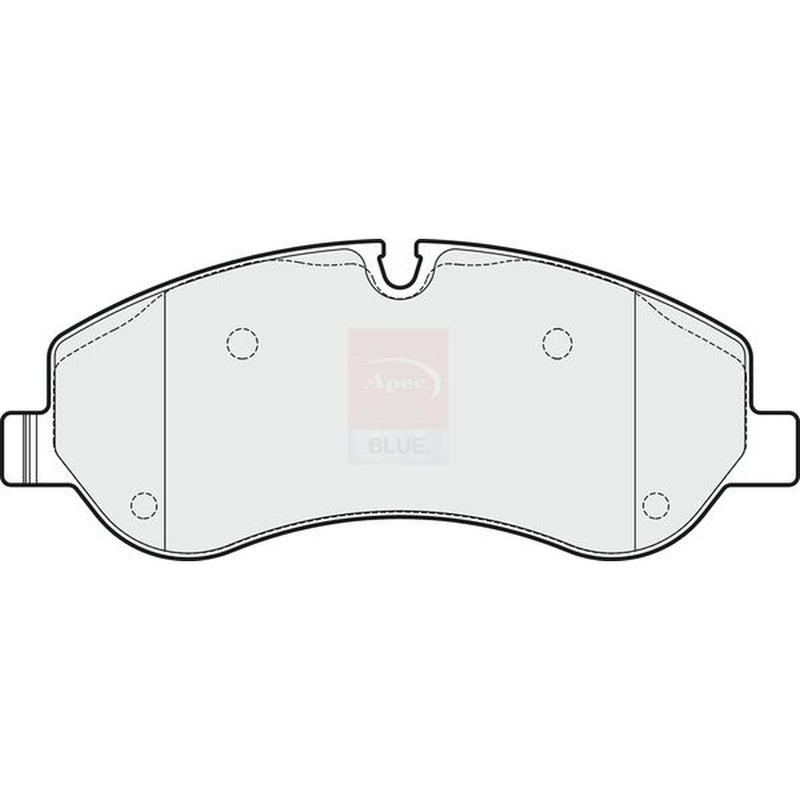 Apec Front Brake Pad Set fits Ford Tourneo Custom V362 Bus 2012-2023 2.0 2.2