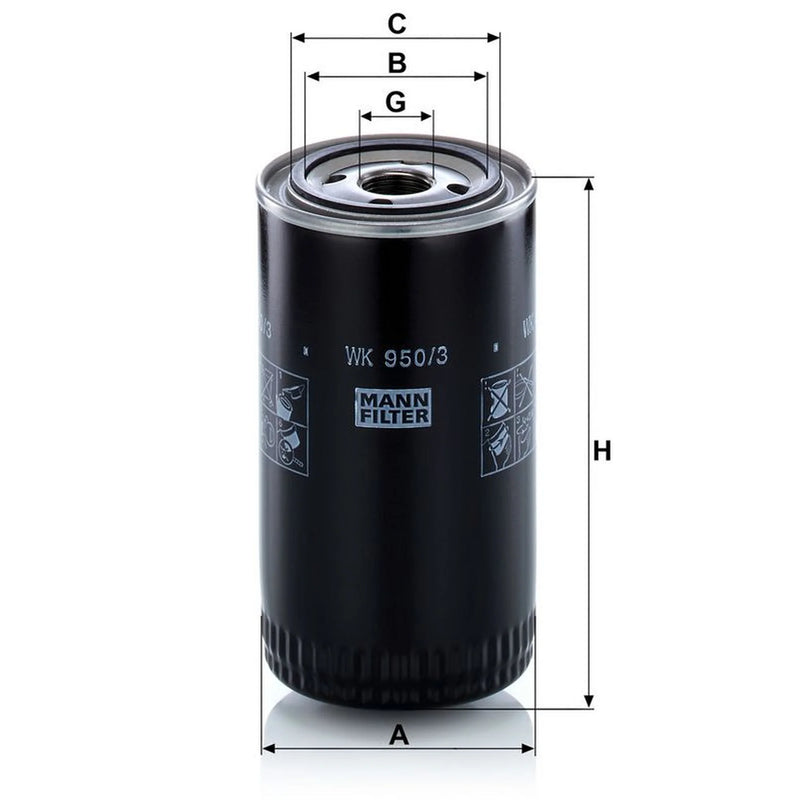 MANN-FILTER Fuel Filter Element