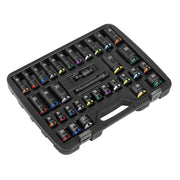 Sealey Premier Premier Impact Socket Set 1/2"Sq Drive 34pc AK5635M Sealey Premier - Dynamic Drive