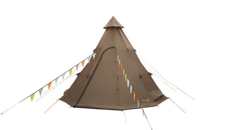 Easy Camp Rands Tipi Tent Dark Sand 8 Person Easy Camp - Dynamic Drive