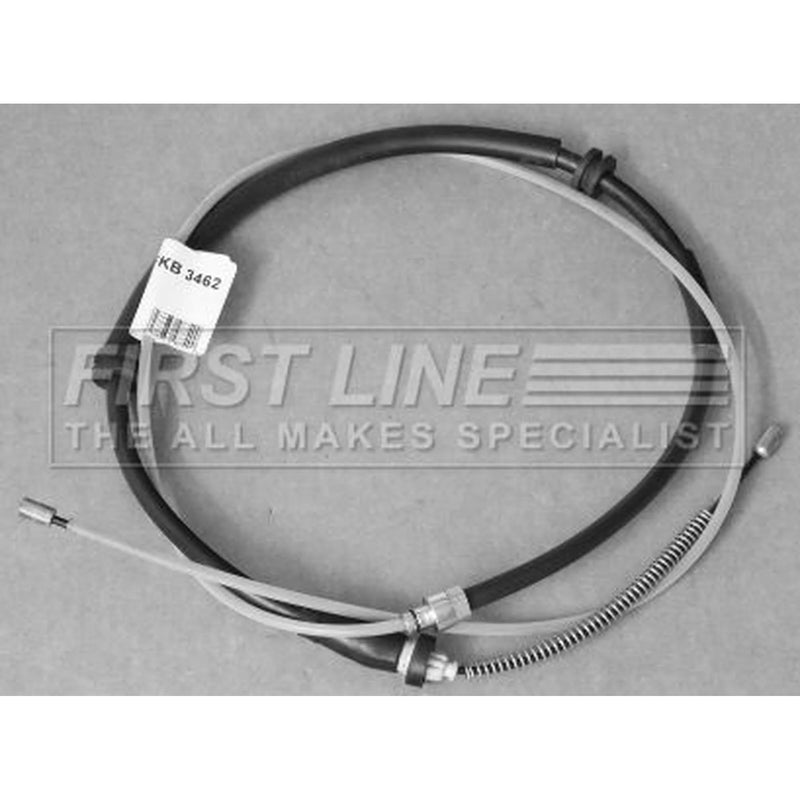 First Line Handbrake Cable Left Rear fits Renault Kangoo Express 2008 on 1.5 1.6