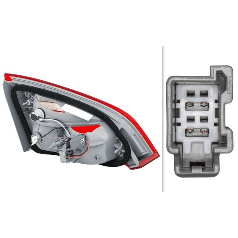 Hella Tail Light / Lamp W16W Right fits Ford Focus III Turnier 2010-2020
