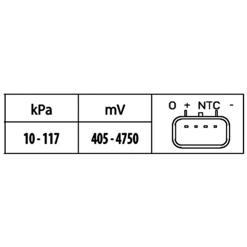 Hella Turbo Boost Pressure Sensor